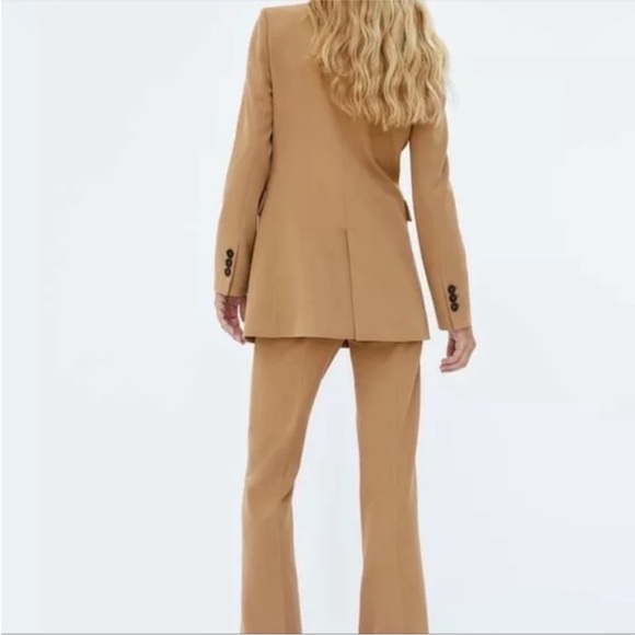 Zara tan pantsuit set, both pieces size XL. Like new, worn once. - Picture 12 of 12